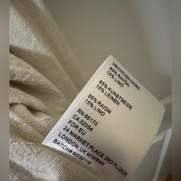 Urban Outfitters | Linen blend Tunic Top/Mini Dress | XS - Picture 5 of 5